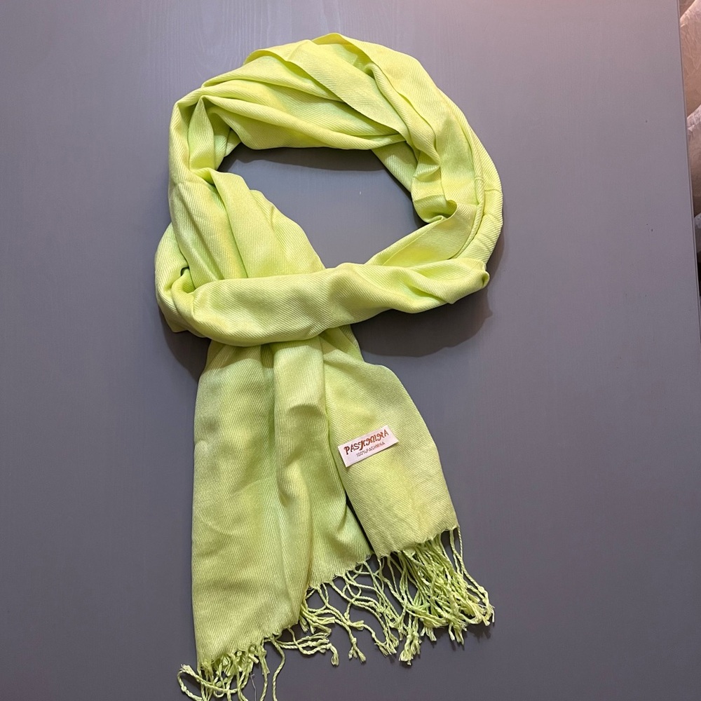 Pashmina Soft Yellow Wrap